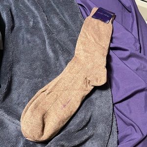 Ralph Lauren purple label camel dress socks new old stock